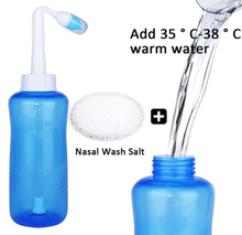Cargar imagen en el visor de la galería, Botella de lavado e irrigación nasal. 500ML con dos boquillas.