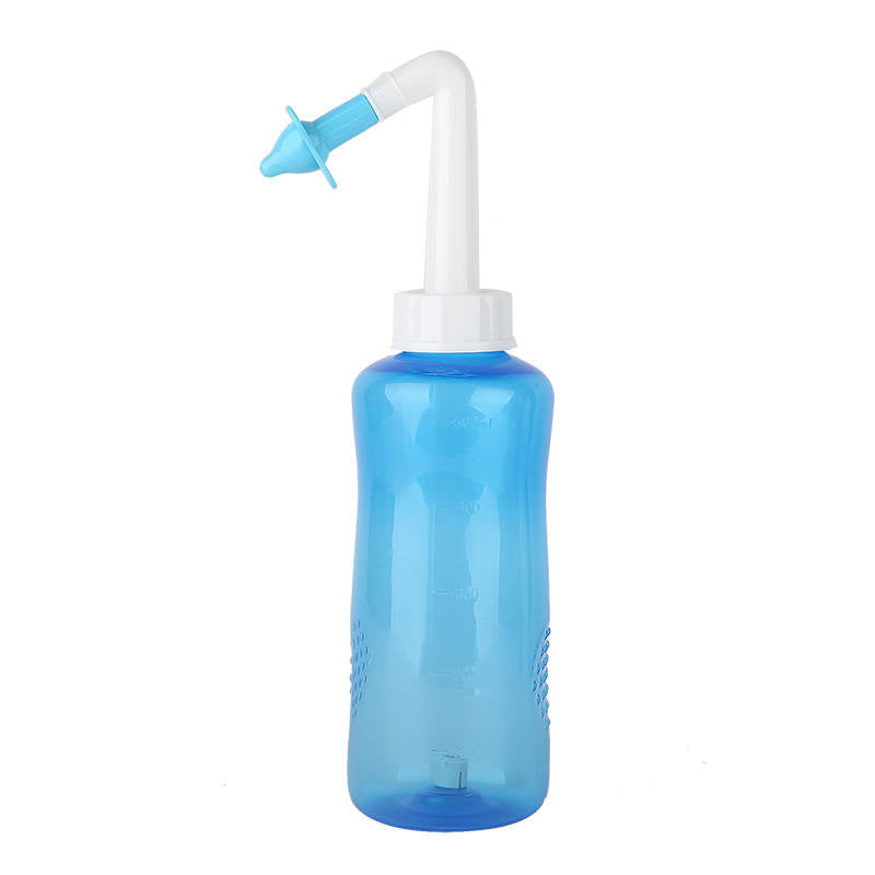 300ml 500ml lavado nasal de uso doméstico válvula manual enjuague nasal  Botella de plástico Irrigador nasal con dos boquillas - China Irrigador  nasal, arandela nasal
