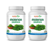 Cargar imagen en el visor de la galería, Moringa Orgánica en polvo 90 Cápsulas Vegetales de 500 mg - SuperVida.mx