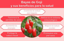 Cargar imagen en el visor de la galería, Bayas de Goji en polvo 90 Cápsulas Vegetales de 500 mg - SuperVida.mx